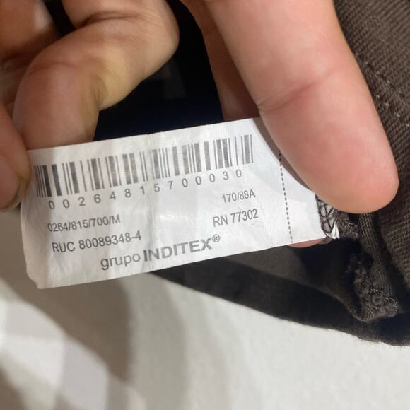 Zara Brown Short Sleeve Graphic Tee Sz M - Picture 5 of 10